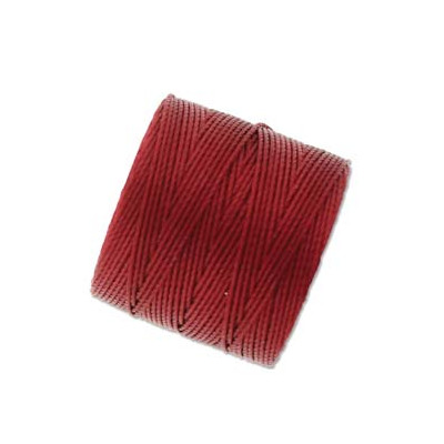 Fil S-lon Bead Cord Red Hot 0.7mm (X1m)