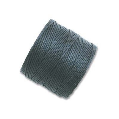 Fil S-lon Bead Cord Dark Teal  0,7mm (X1m)