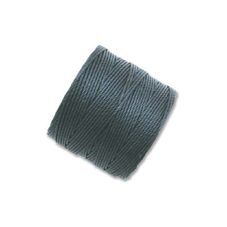 Fil S-lon Bead Cord Dark Teal  0,7mm (X1m)