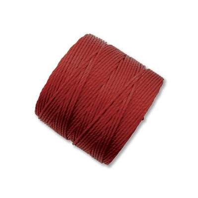 Fil S-lon Bead Cord Dark Red 0.7mm (X1m)