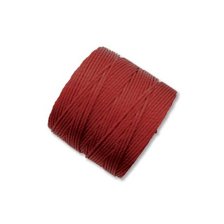 Fil S-lon Bead Cord Dark Red 0.7mm (X1m)
