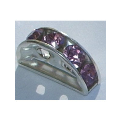 Demi Lune PM 13x6 Argent Light Amethyst (x1)