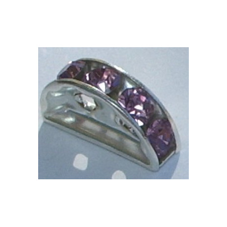 Demi Lune PM 13x6 Argent Light Amethyst (x1)