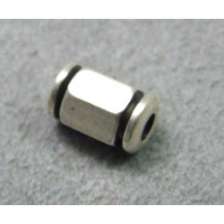 Perle intercalaire 8x5mm - argenté (x1)