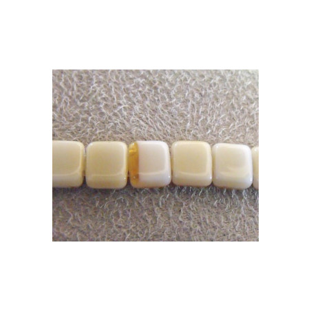 Perles Tiles 6X6X3mm Silk Blue Taupe (X50)