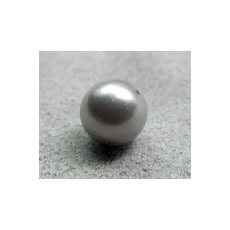 Perle ronde 8mm nacrée Swarovski Grey (x5) 