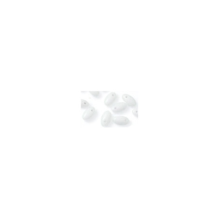 Perles Rizo® Chalkwhite 2,5X6mm (X10gr)
