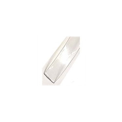 Bande plate PVC Crystal Opal 6x2mm (X2m)