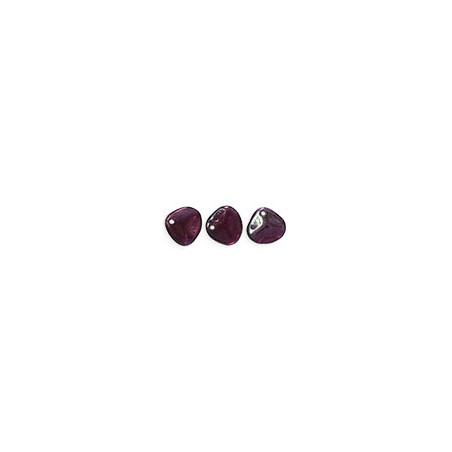 Perle Pétale Siam Ruby - Bronze Picasso 8X7mm (X50)