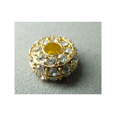 Perle Strass pour Buna cord ou pvc 15x10mm - Argenté (X1) COULEUR DE LA PHOTO A REVOIR Perle Strass pour Buna cord ou pvc 15x10mm - Argenté (X1) COULEUR DE LA PHOTO A REVOIR